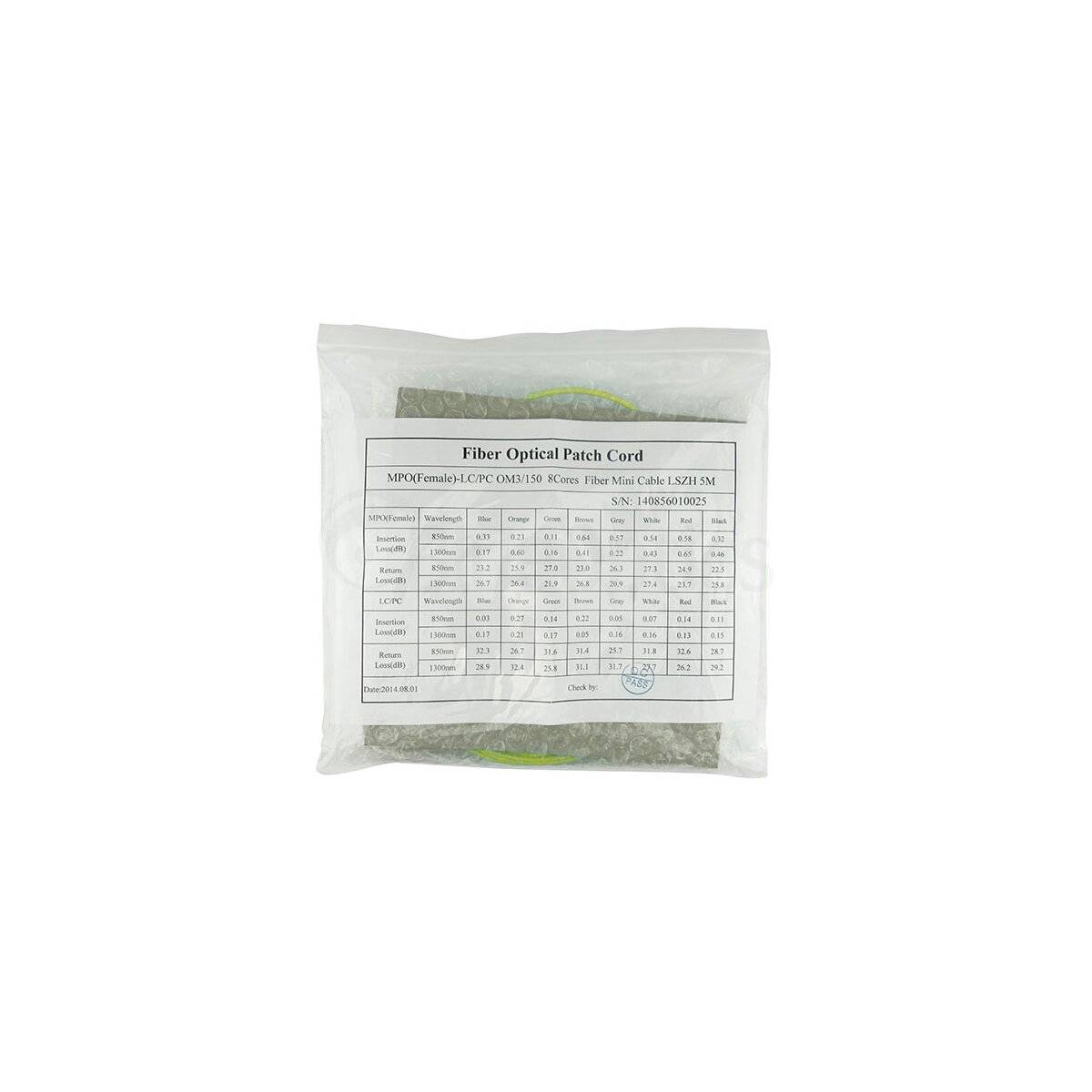 F5 Networks F5-UPG-QSFP4x10LR-1M MTP-4xLC Single-mode Patchkabel 1 Meter