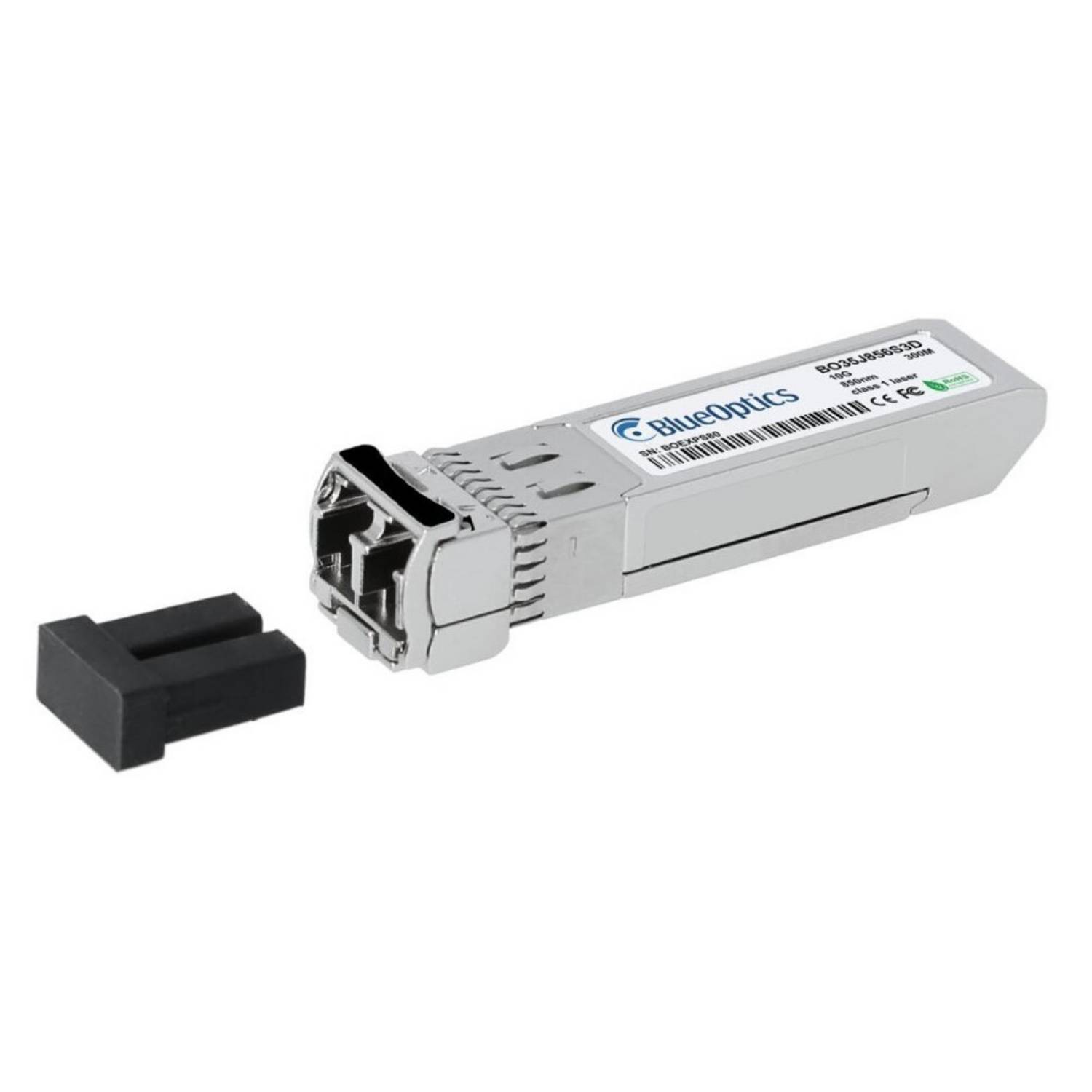 BlueOptics Silver Peak 500405-001 BlueOptics BO35J856S3D SFP+ Transceiver, 10GBASE-SR, Multimode Fiber, 850nm, 300 Meter