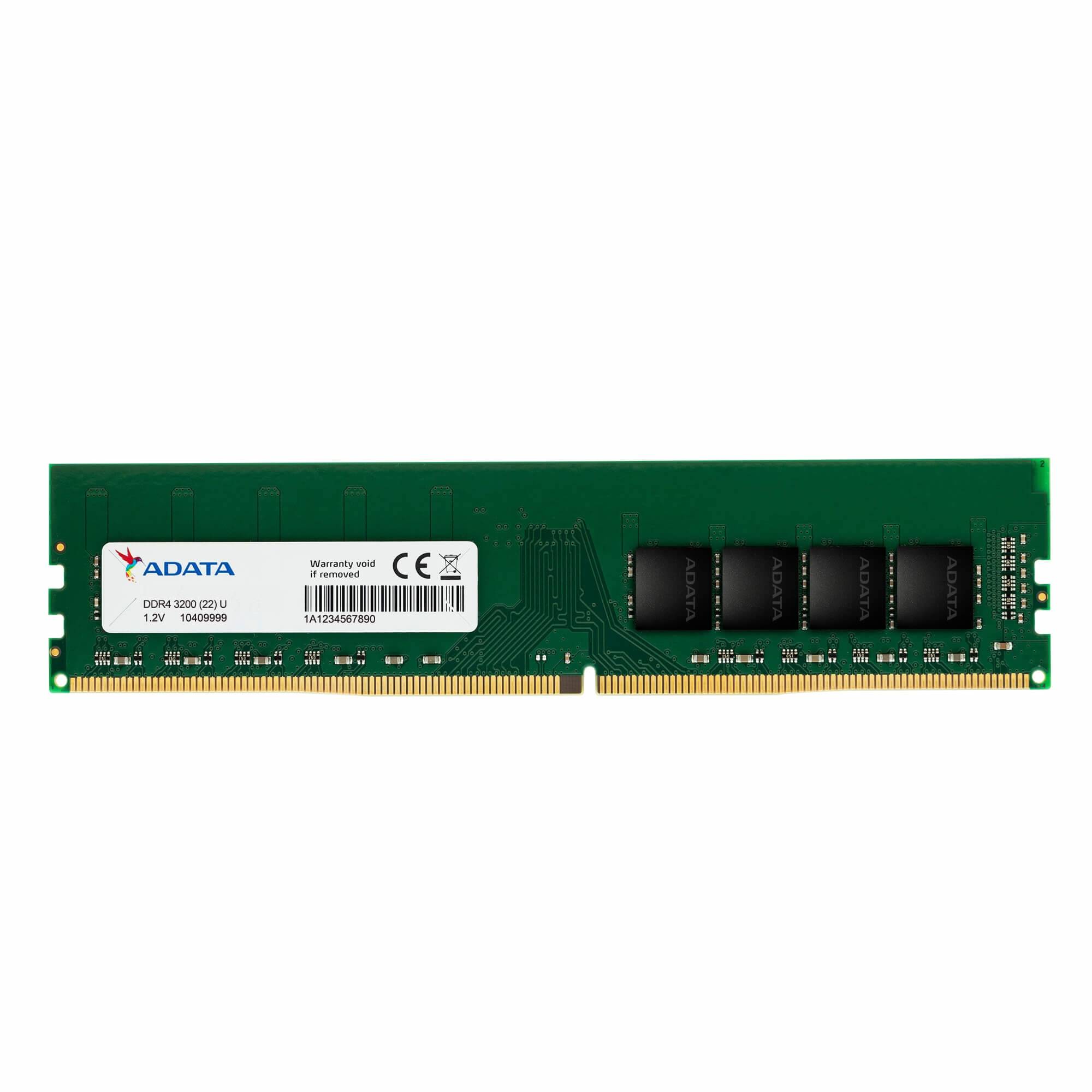 ADATA AD4U320032G22-SGN, 32 GB, 1 x 32 GB, DDR4, 3200 MHz, 288-pin DIMM