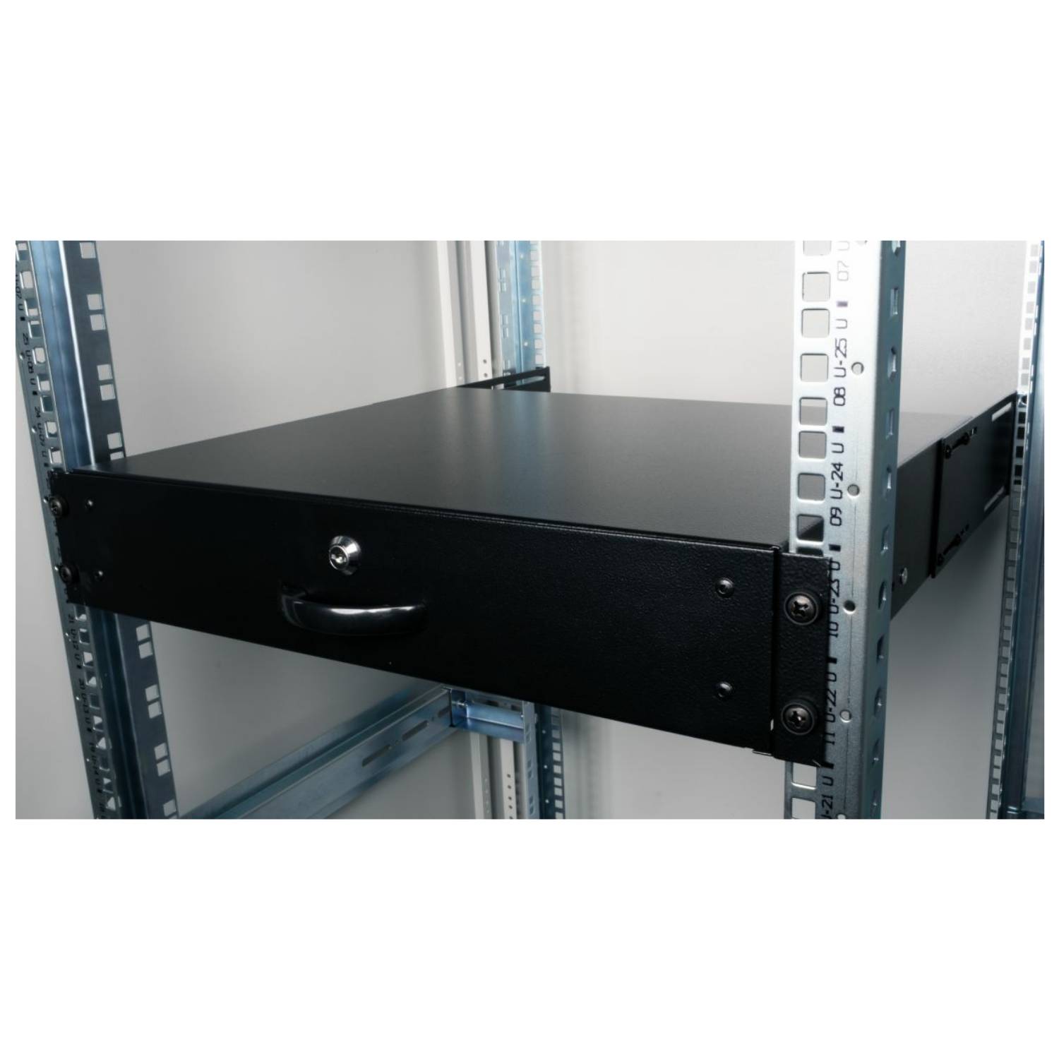 Equip 19" Schublade für Serverschränke abschl. 2U RAL9005