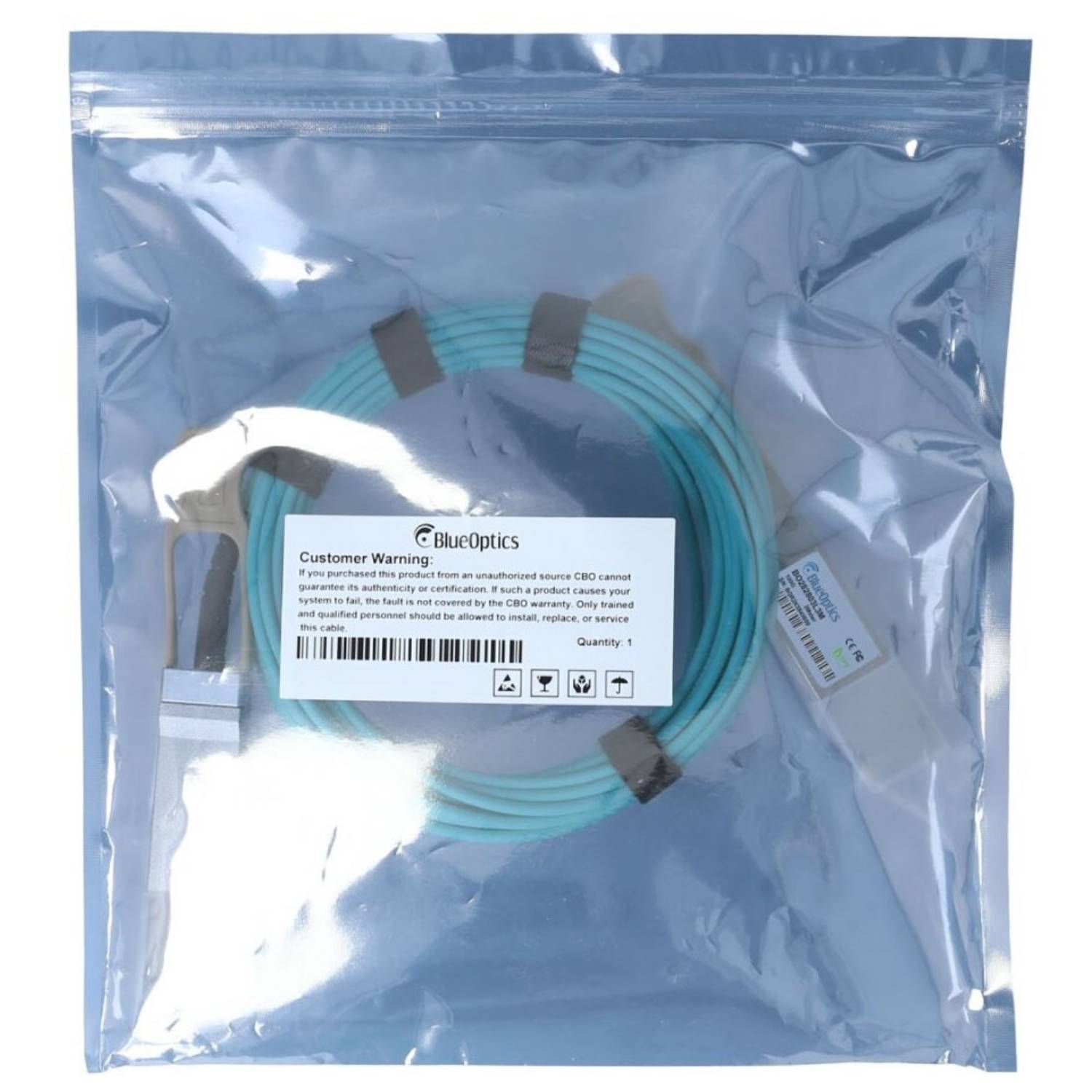 BlueOptics MFA1A00-E030-NV kompatibles BlueOptics AOC QSFP28 BO282803L30M