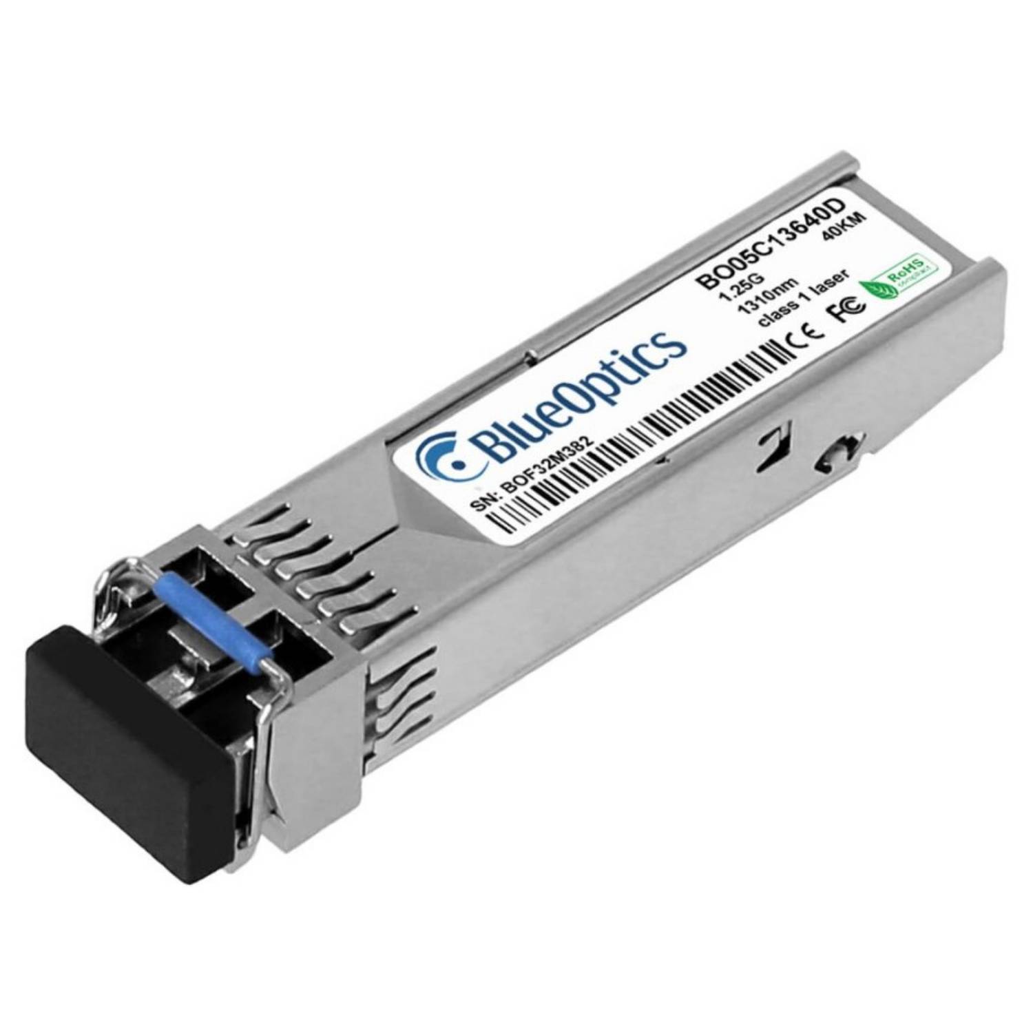 BlueOptics Moxa SFP-1GLHLC-T BlueOptics BO05C13640D SFP Transceiver, 1000BASE-LH, Singlemode Fiber, 1310nm, 40KM