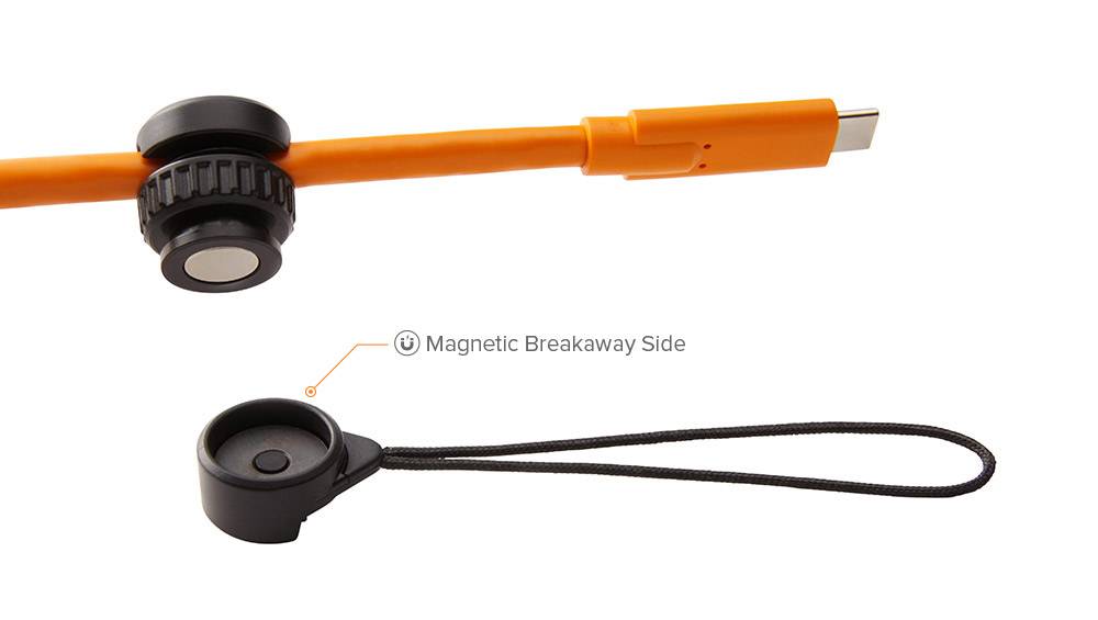 Tether Tools TetherGuard Camera Support, Kabelhalter, Universal, Schwarz, Orange