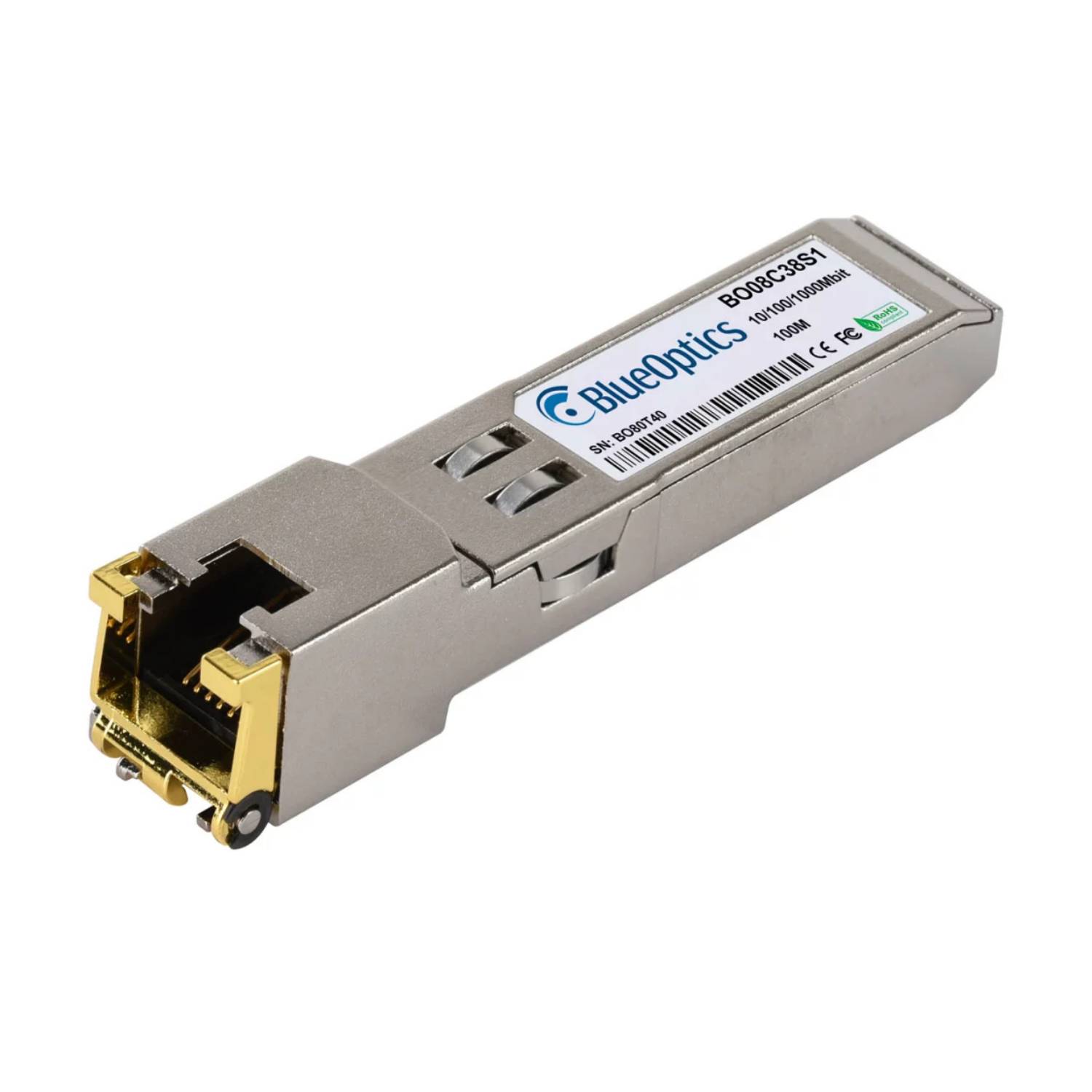 BlueOptics Networks MGBIC-GTX kompatibler BlueOptics SFP BO08C38S1