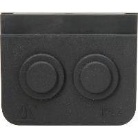 Kopp APWG Blue Electric 3216.1500.4 Kabeleinführung anthrazit 2fach