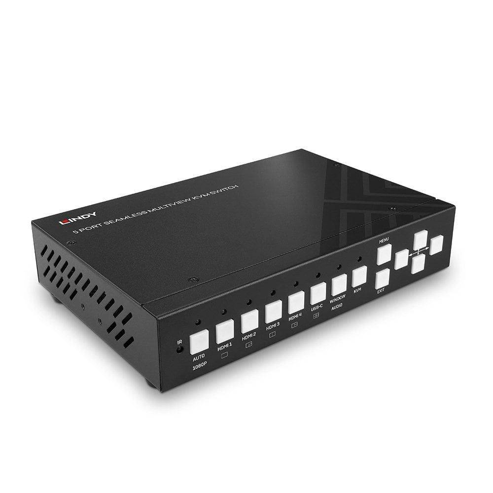 Lindy - KVM-Switch - nahtloser Multiview - 5 x KVM port(s)