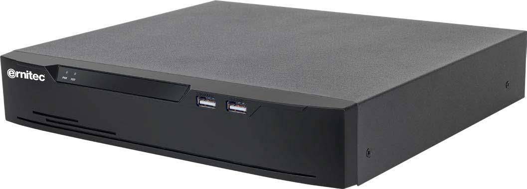 Ernitec 0070-10402, 8 Kanäle, 3840 x 2160 Pixel, 8 Benutzer, 30 fps, 1 Lüfter, 56 Mbit/s