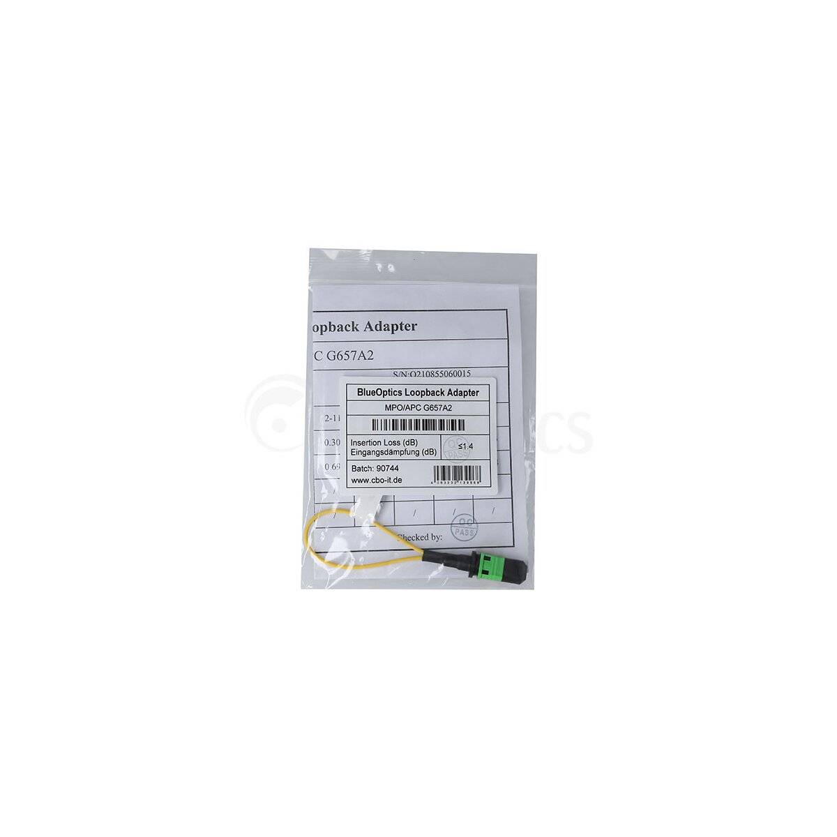 BlueOptics Loopback Adapter MPO/MTP Singlemode SM