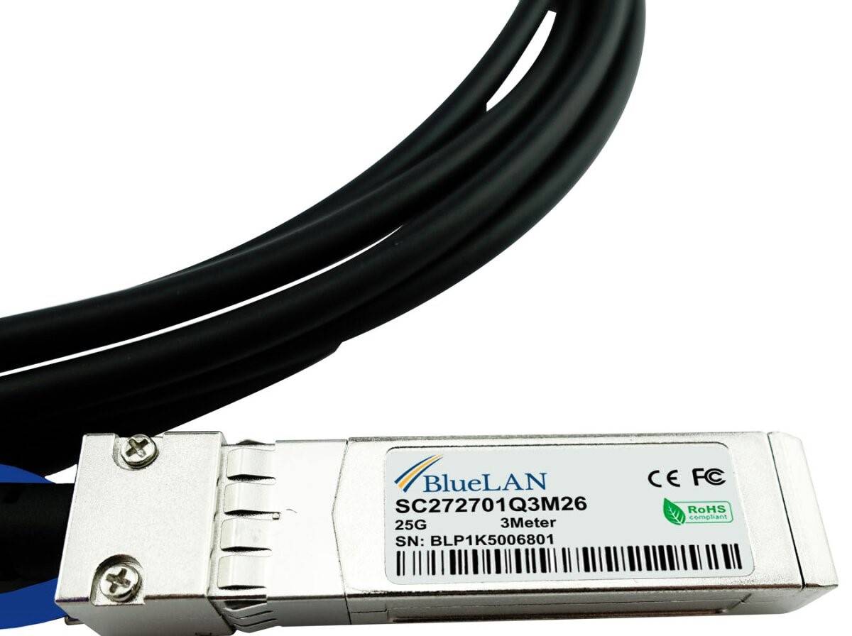 NVIDIA MCP2M00-A02AE30L BlueLAN 25GBASE-CR passives SFP28 auf SFP28 Direct Attac
