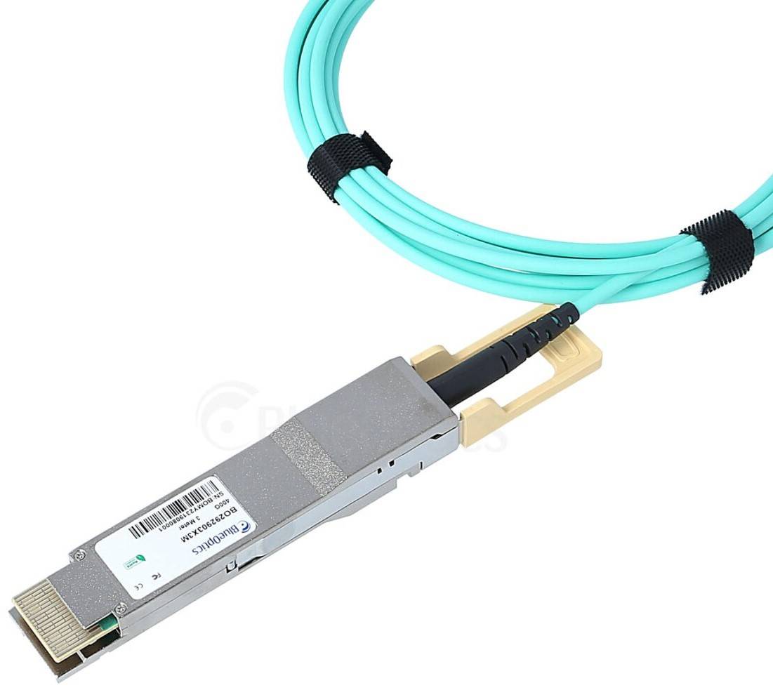 BLUEOPTICS - QDD-400G-AOC-3M kompatibles BlueOptics AOC QSFP-DD BO292903X3M