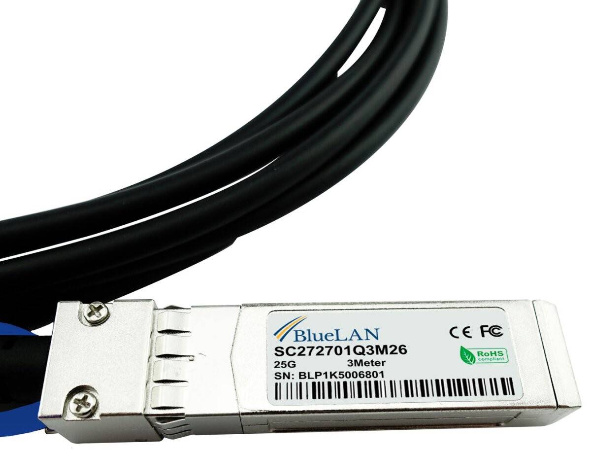 BLUEOPTICS - Alto Networks SFP28-DAC-3M kompatibles BlueLAN DAC SFP28 SC272701Q3M26