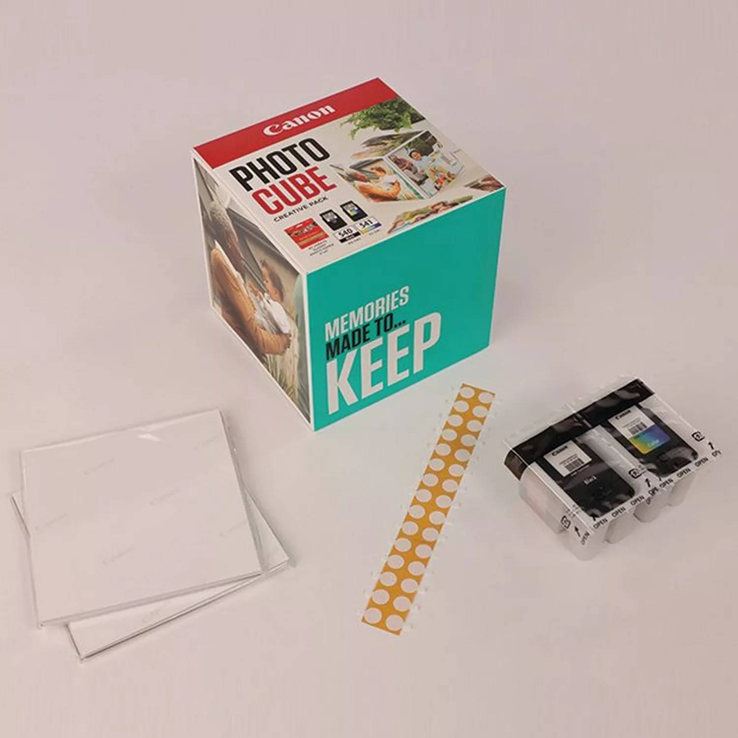 Canon Photo Cube Creative Pack - Glänzend - 2er-Pack - Schwarz, Farbe (Cyan, Magenta, Gelb)