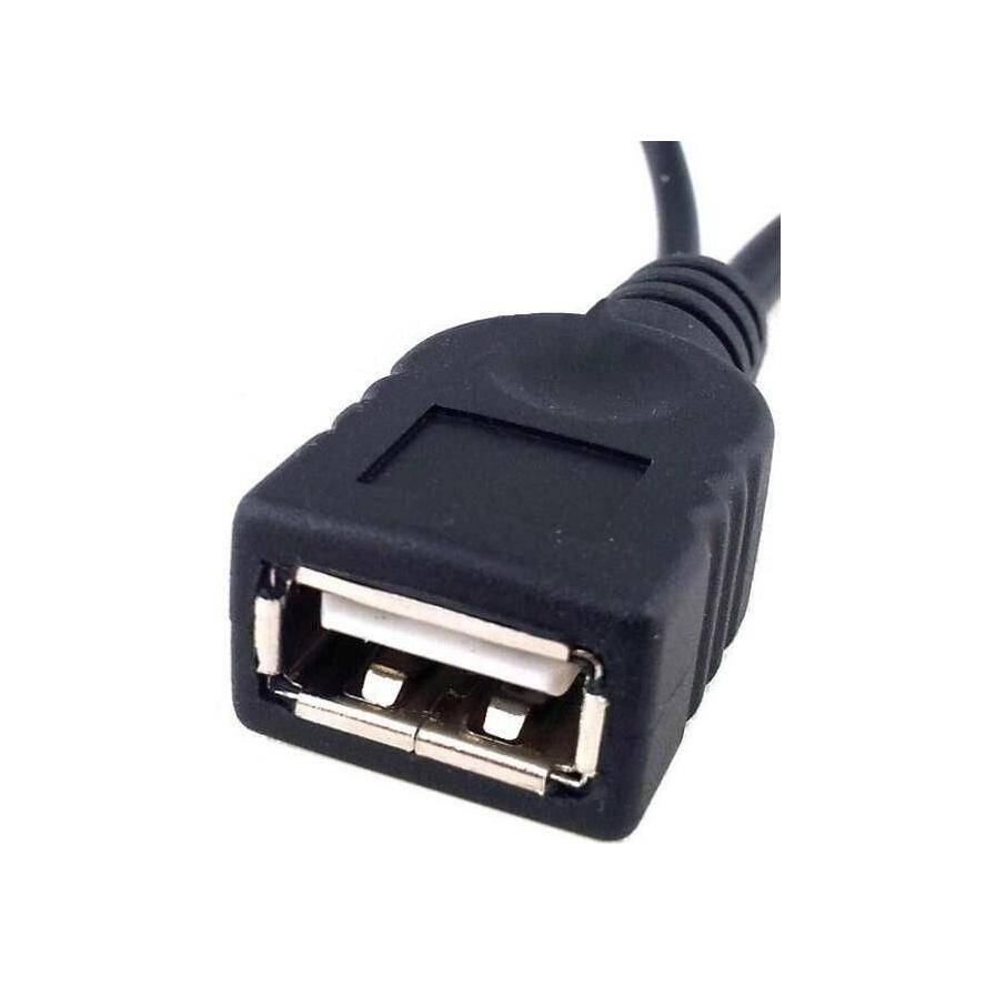 Techly USB 2.0 Cable OTG A F Micro USB M with USB 30cm