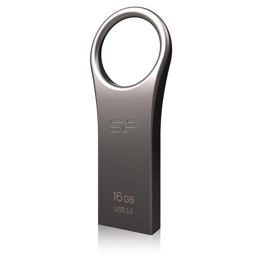 Silicon Power Jewel J80 USB-Stick 16 GB Titanium SP016GBUF3J80V1T USB-A (USB 3.2 Gen 1)