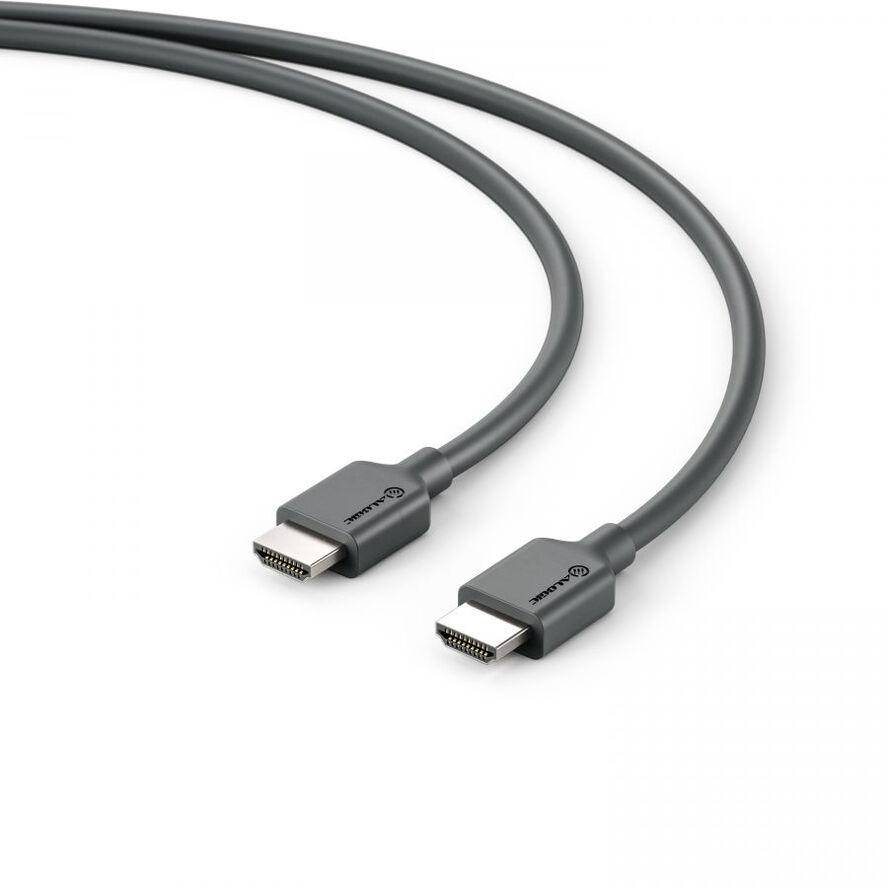 ALOGIC Elements Series - Premium Highspeed - HDMI-Kabel mit Ethernet - HDMI männlich zu HDMI männlich - 1 m - Schwarz -
