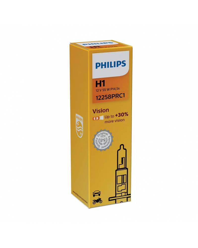 PHILIPS Premium H1 12V 55W P14,5s 12258PRC1