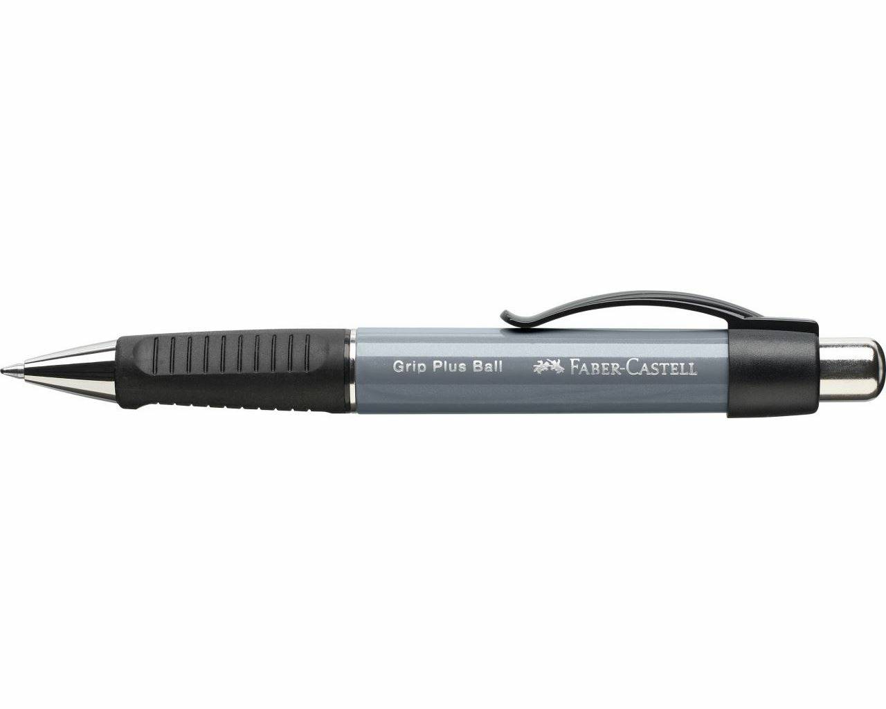 FABER-CASTELL Druckkugelschreiber GRIP PLUS, steingrau (5661508)