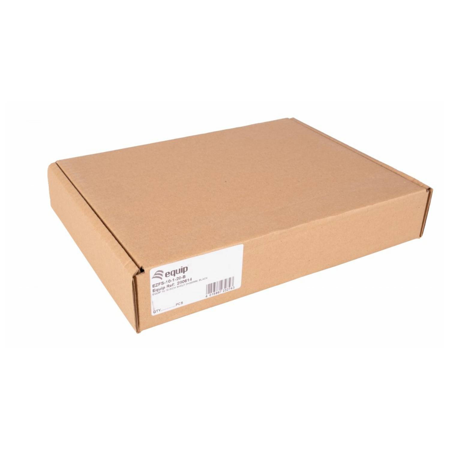 Equip Rack - Regal - 200 mm - Schwarz - 1U - 25.4 cm (10")