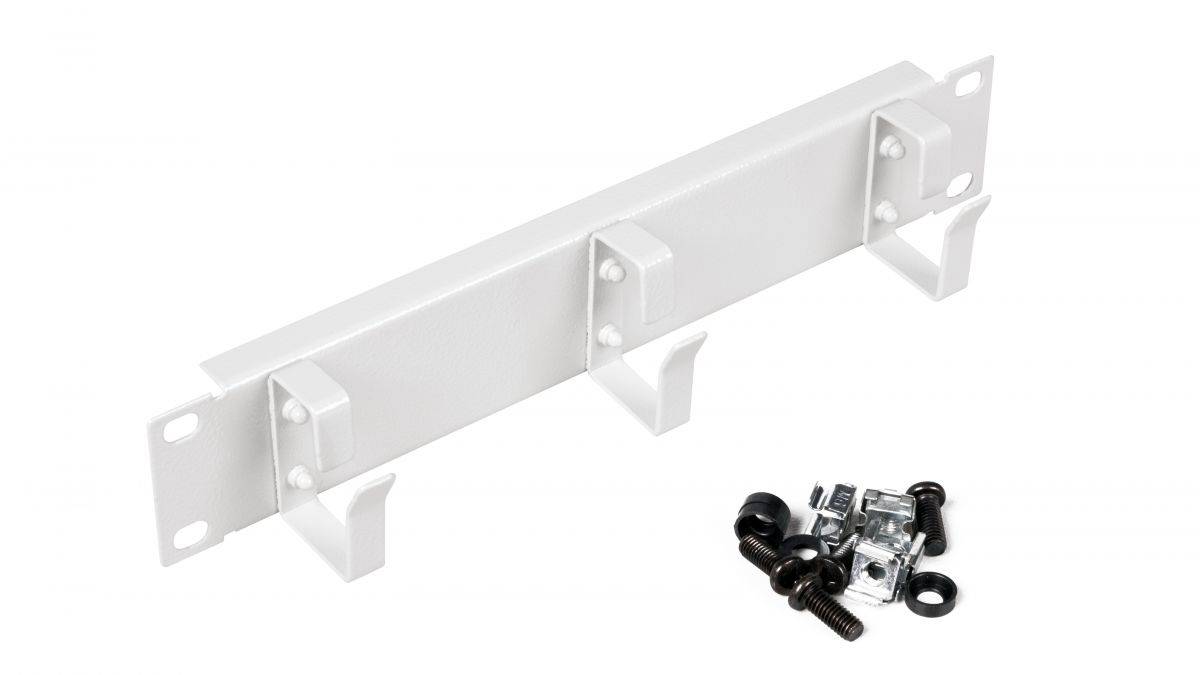 Equip EZMR-10-G - Kabelmanagement-Panel mit Ringen für Rack - Hellgrau - 1U - 25.4 cm (10")