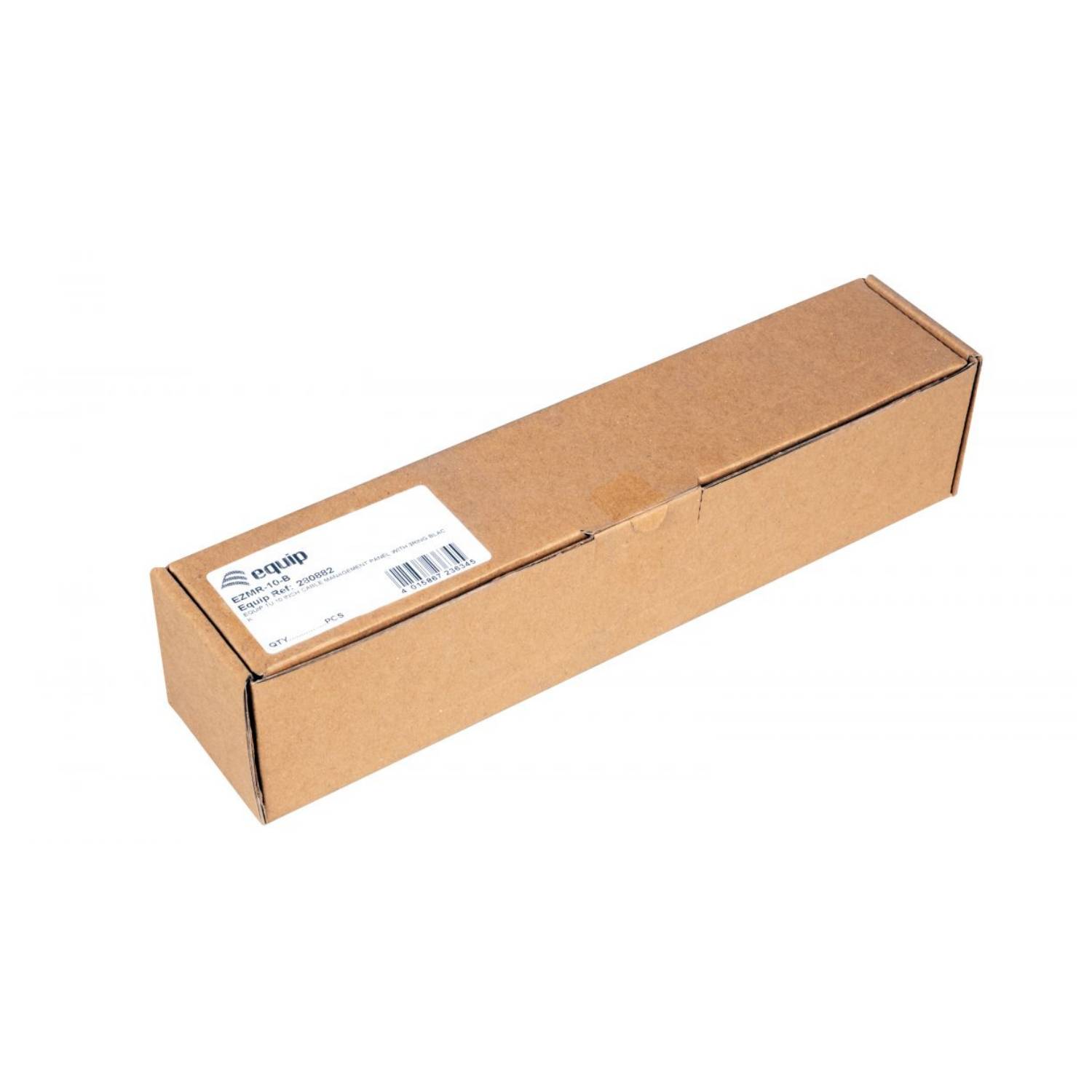 Equip EZMR-10-B - Kabelmanagement-Panel mit Ringen für Rack - Schwarz - 1U - 25.4 cm (10")