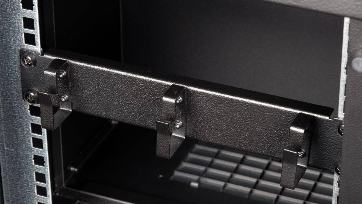 Equip EZMR-10-B - Kabelmanagement-Panel mit Ringen für Rack - Schwarz - 1U - 25.4 cm (10")