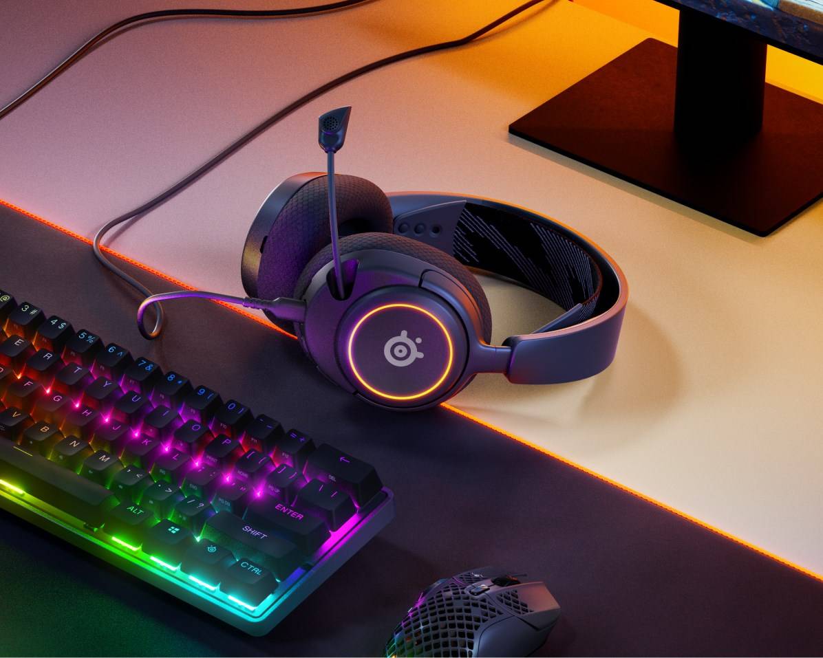 Steelseries Arctis Nova 3 Gaming Over Ear Headset kabelgebunden Stereo Schwarz Mikrofon-Rauschunterdrückung Headset, Lautstärkeregelung, Mikrofon-S