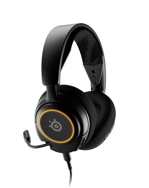 Steelseries Arctis Nova 3 Gaming Over Ear Headset kabelgebunden Stereo Schwarz Mikrofon-Rauschunterdrückung Headset, Lautstärkeregelung, Mikrofon-S