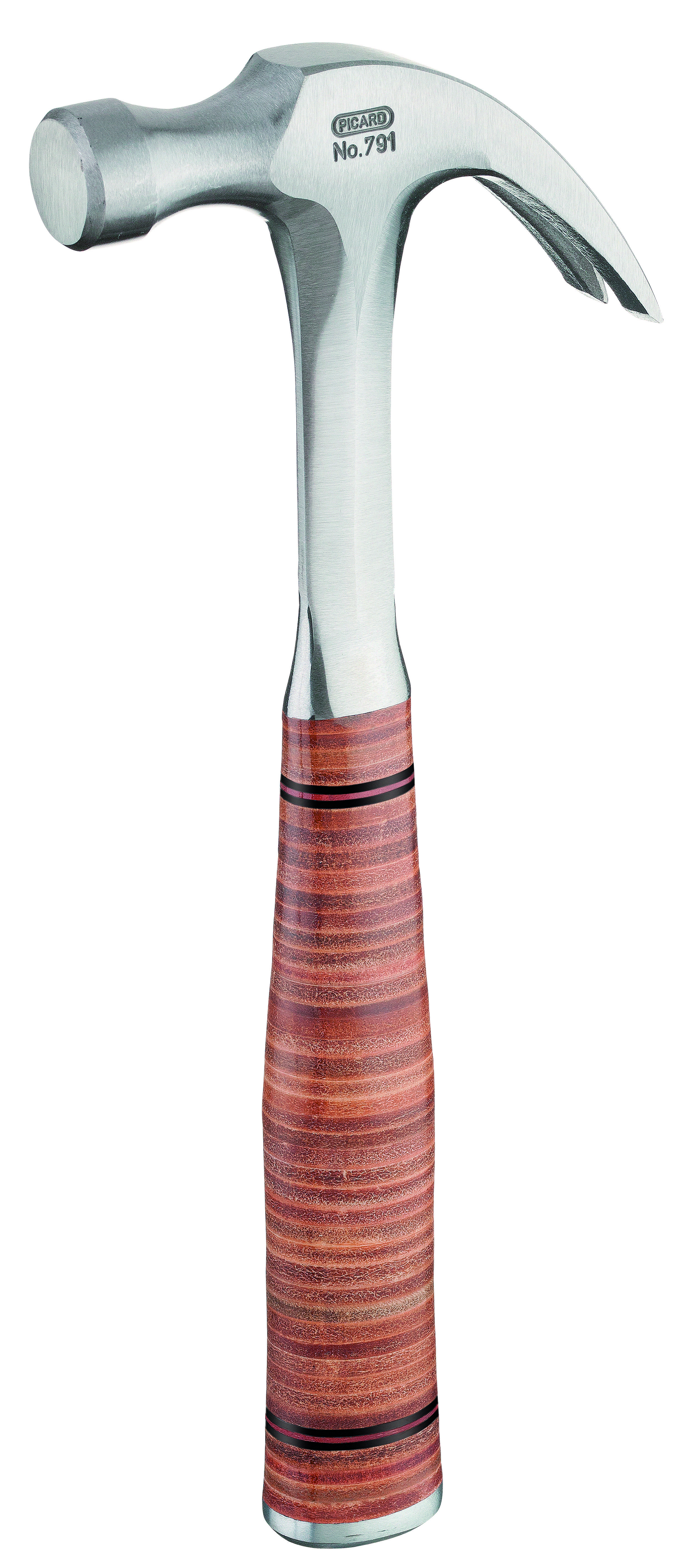 PICARD Ganzstahl Klauenhammer 16 mm mit Ledergriff in Holzkiste Nr. 791