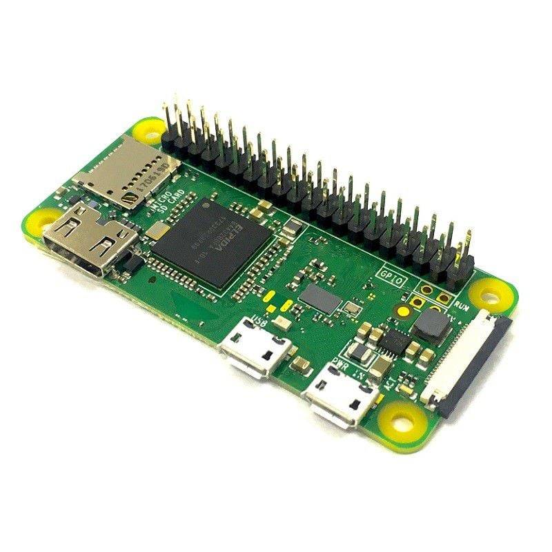 Raspberry Pi Zero WH 512 MB+ Gehäuse + Netzteil + 16GB MicroSD