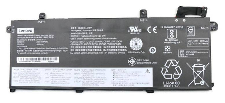 Lenovo Akku 50Wh Original 4.370 mAh 11,55 V