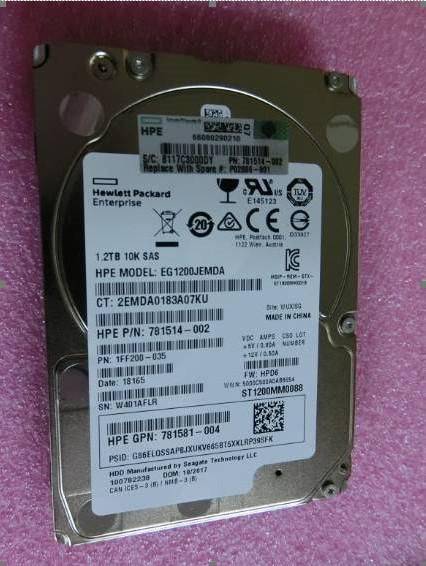 SPS-DRV HDD 1.2TB 10K SFF SAS RW NHP DS