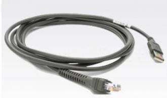 Zebra Verbindungskabel Shielded USB 4,6m schwarz Straight