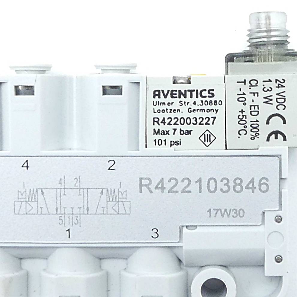 AVENTICS 5/3 Wegeventil LS04-5/3CC-024DC-AF-D-M8-D4-NE (R422103846)