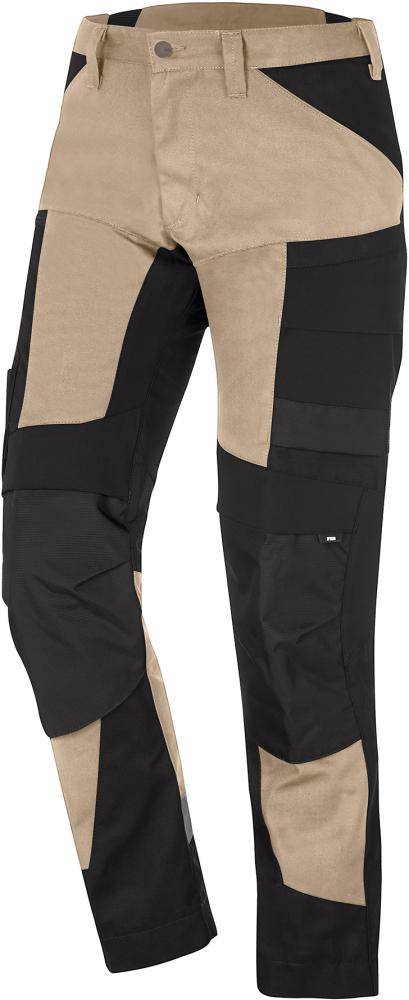Arbeitshose Leo, beige/schwarz, Gr.60 FHB