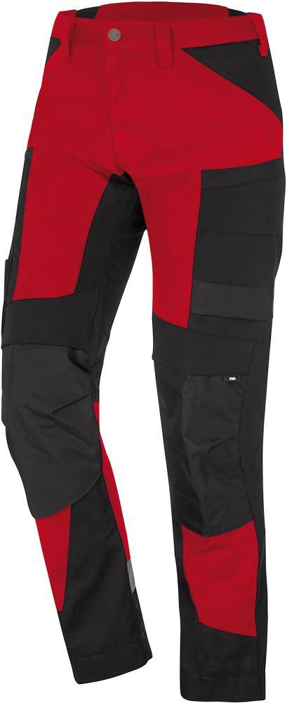 FHB Bundhose elastisch Leo 122110 Gr. 44 rot/schwarz
