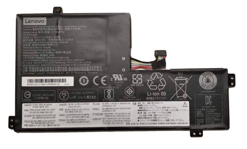 Original Lenovo Chromebook Akku L17M3PB0 42Wh 3 Zellen Batterie 5B10Q13163