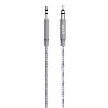 Belkin AV10164BT04-GRY, 3.5mm, Männlich, 3.5mm, Männlich, 1,2 m, Grau