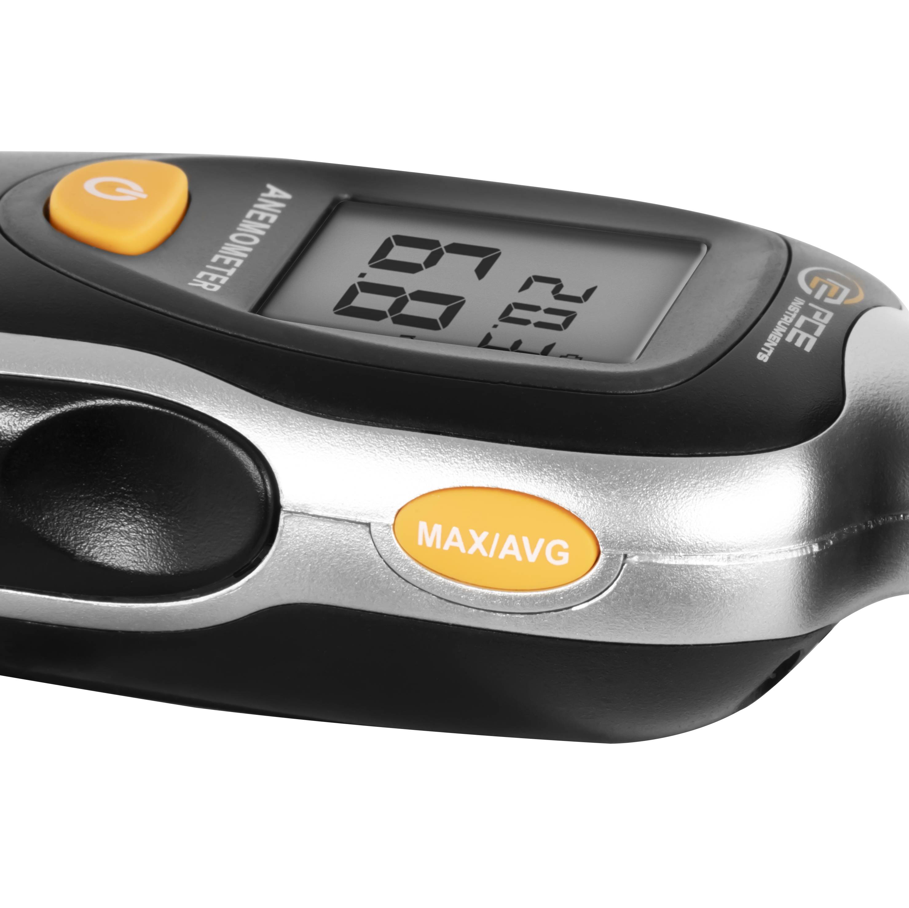 PCE Instruments PCE-A 430 Anemometer 2.5 bis 105 km/h mit Temperaturmessfunktion