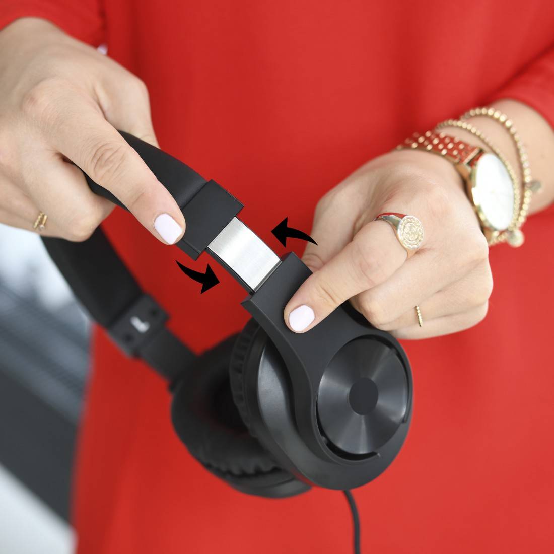 hama 00139926 PC-Office-Headset "HS-P350", Stereo, Schwarz