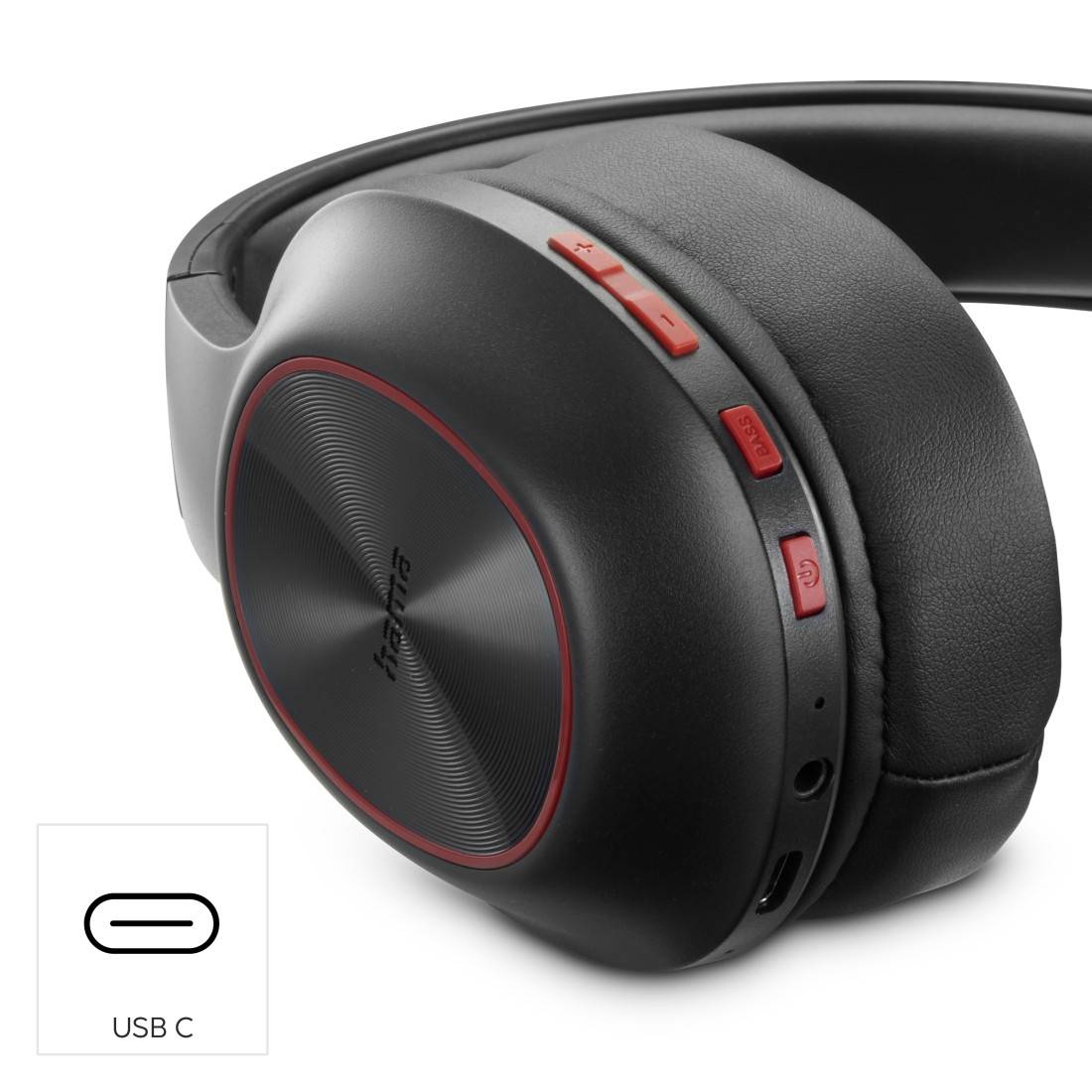 hama 00184176 Bluetooth®-Kopfhörer "Spirit Calypso II", Over-Ear, Bass Boost, faltbar, SW