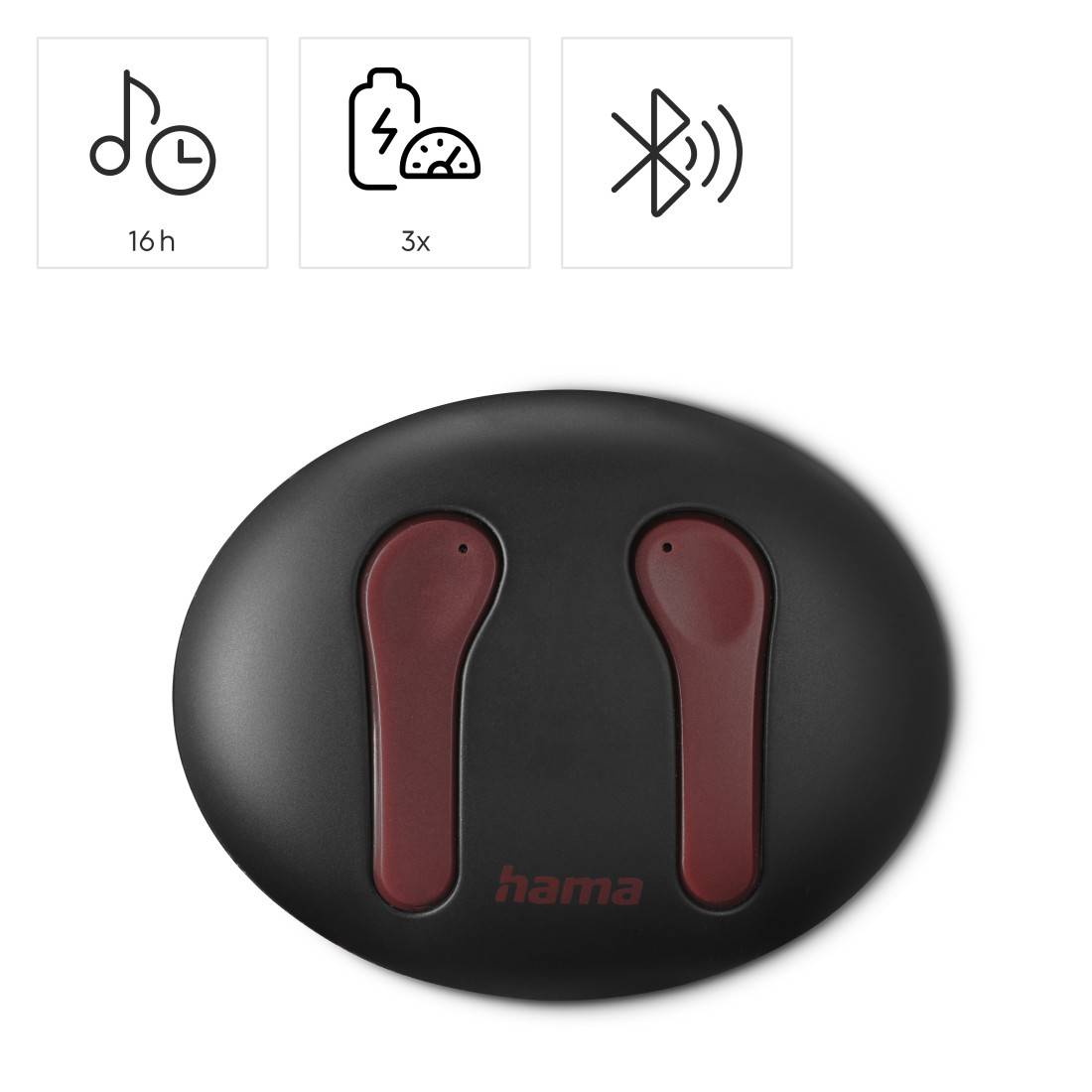 hama 00184168 Bluetooth®-Kopfhörer "Spirit Unchained", True Wireless Earbuds, ENC, FC, RT
