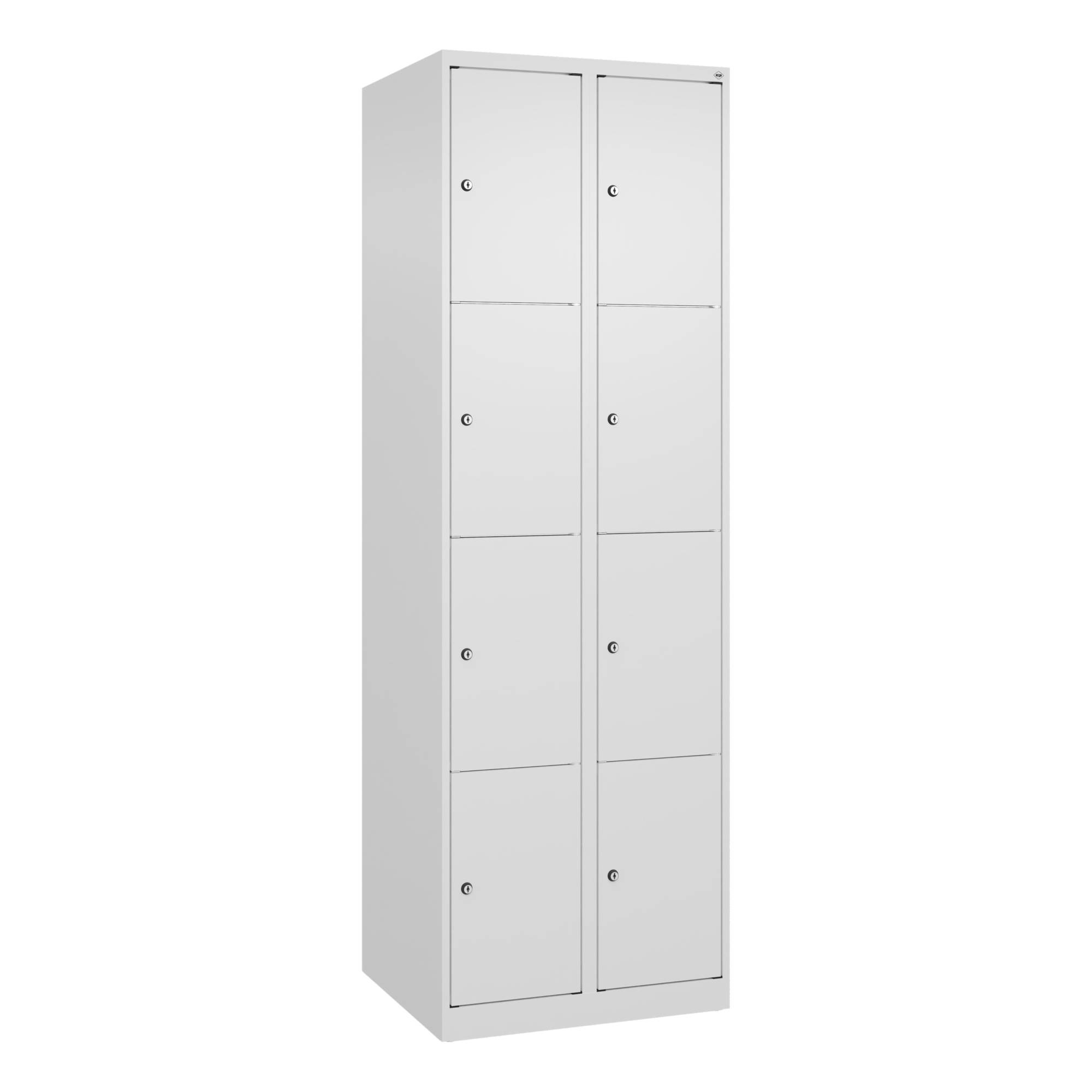 Schließfachschr Classic PLUS 2x4F 1850x600x500 ws/ws