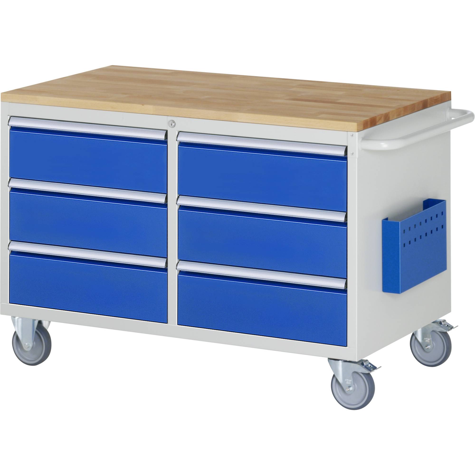 Montagewagen 1145x650x795 6xSchub-TA Top 25mm lgr/ebl