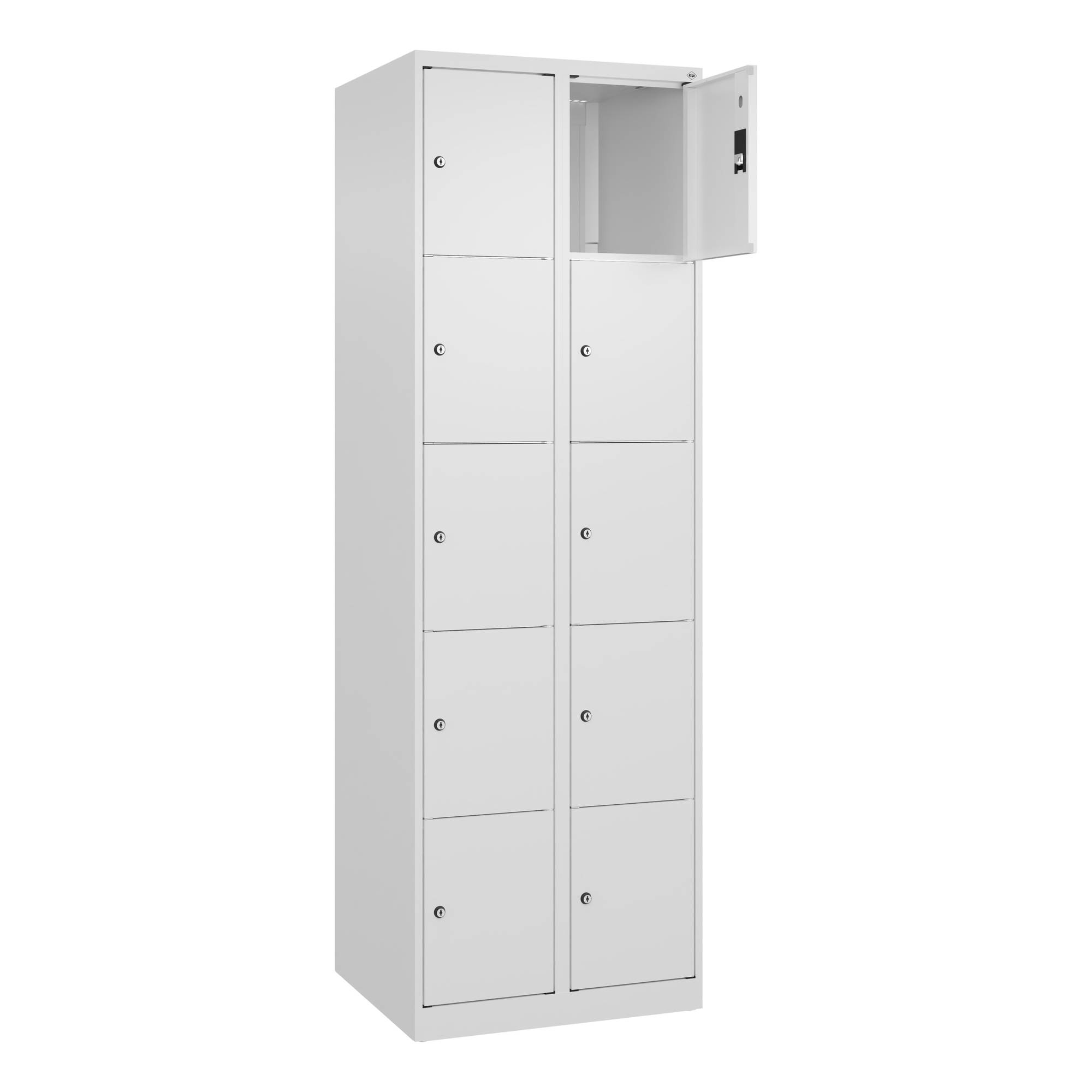 Schließfachschr Classic PLUS 2x5F 1850x600x500 ws/ws