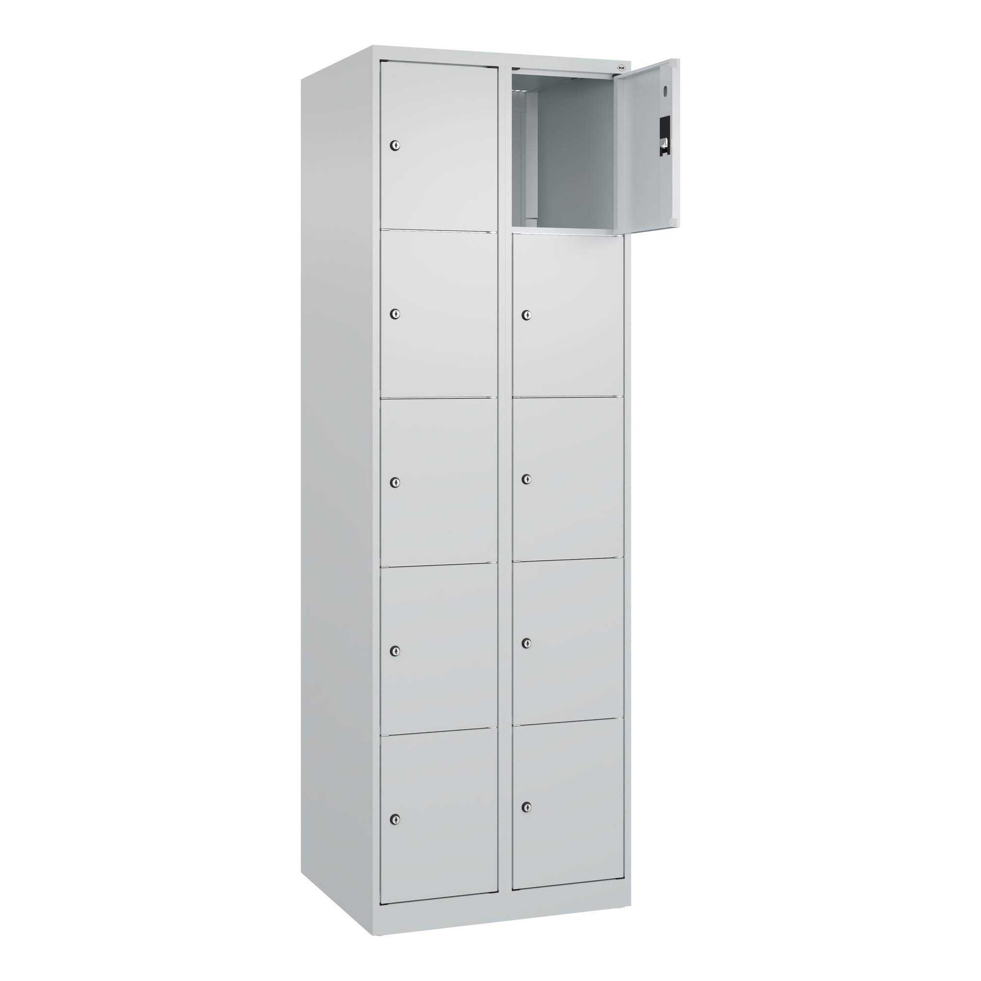 Schließfachschr Classic PLUS 2x5F 1850x600x500 lgr/lgr