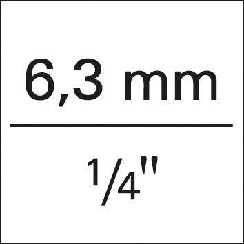 Verlängerung isoliert 1/4" für Steckschlüsseleinsätze isoliert 150mm (43060)