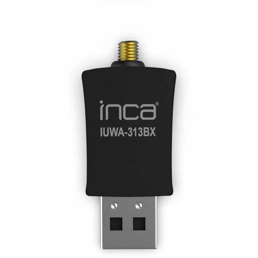 INCA IUWA-300X - 5 dBi - 2.4 - 2.4835 GHz - 5 dBi - Schwarz - USB - 1 Stück(e) -