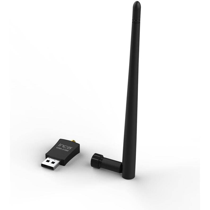INCA IUWA-313BX INCA WL-USB Adapter IUWA-313BX 5dBi, 2,4GHz, 300Mbps, WL-N retail