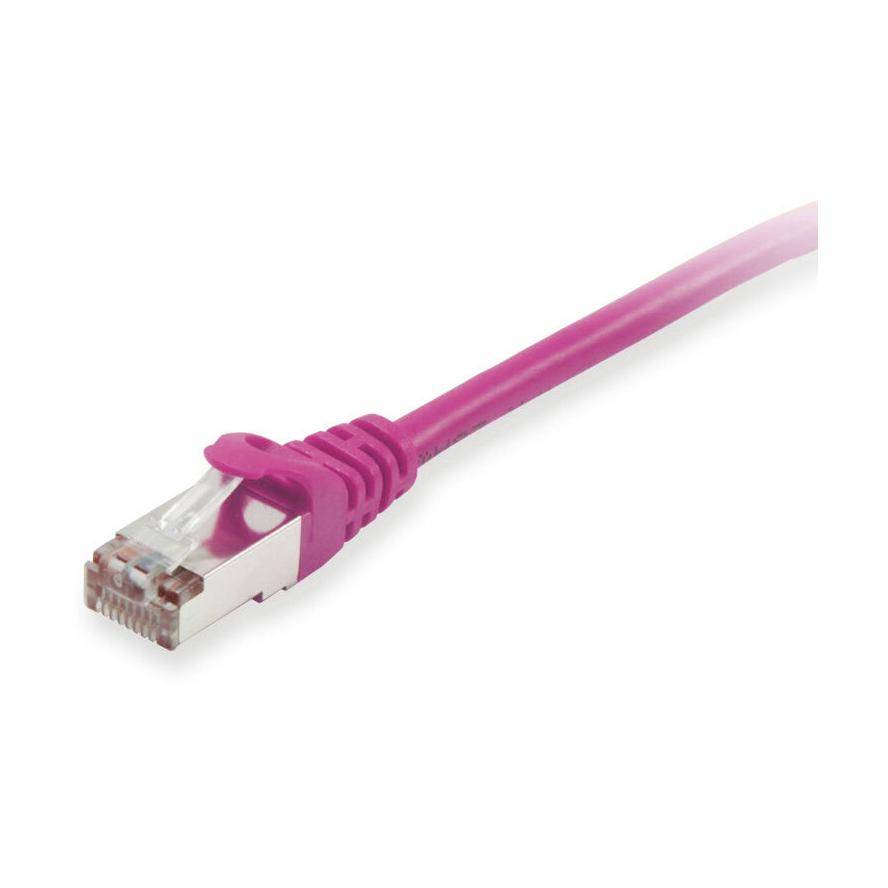 Equip 605556 RJ45 Netzwerkkabel, Patchkabel CAT 6 S/FTP 10.00 m Violett vergoldete Steckkontakte 1 St.