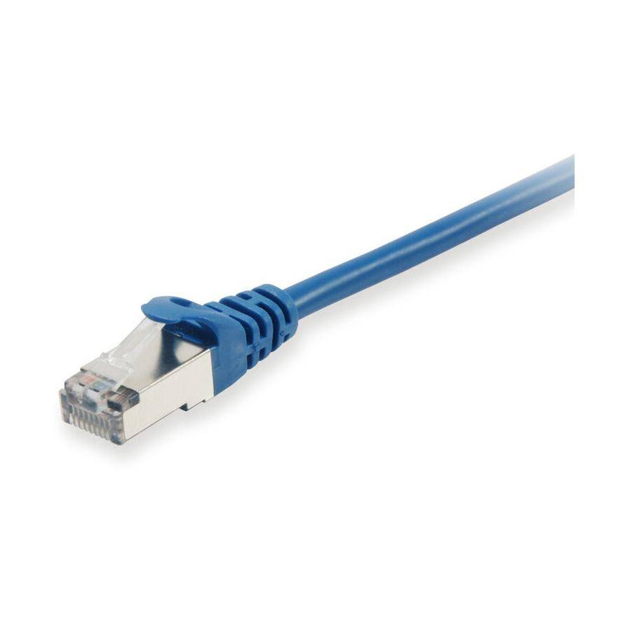 EQUIP Patchkabel RJ45 S/FTP Cat6A 0.25m blau (SSTP)PIM